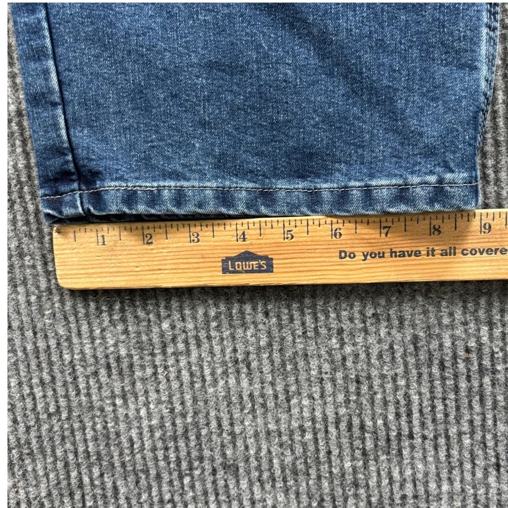 Y2K Wrangler Carpenter Jeans Men's 41x32.5 Blue Baggy Utility Skater Streetwear